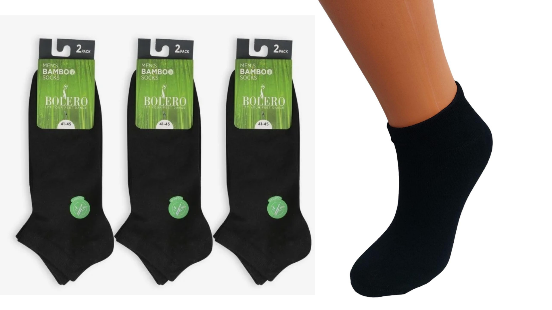 6'LI KALİTELİ ERKEK BAMBU PATİK ÇORAP 40-44