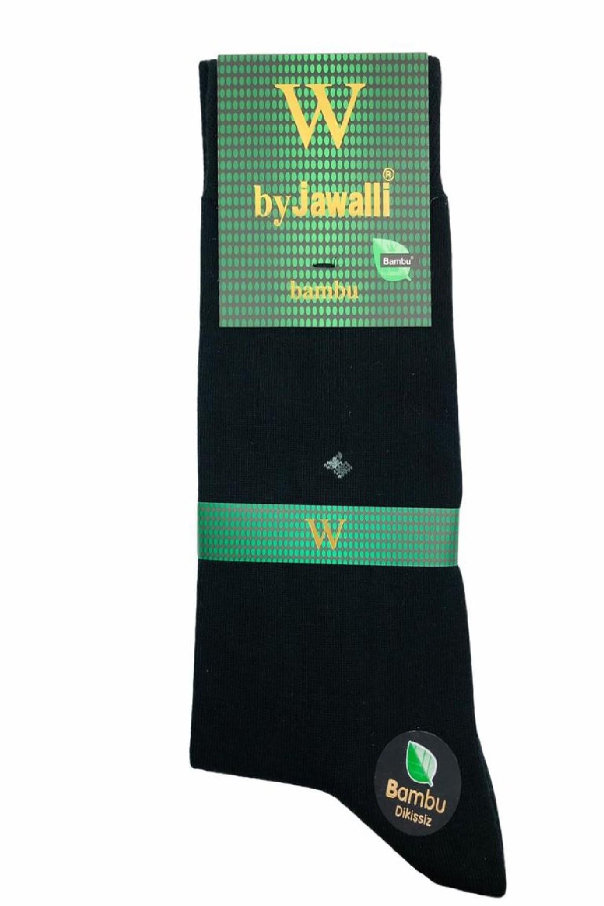 By Jawalli Düz Bambu Erkek Çorabı
