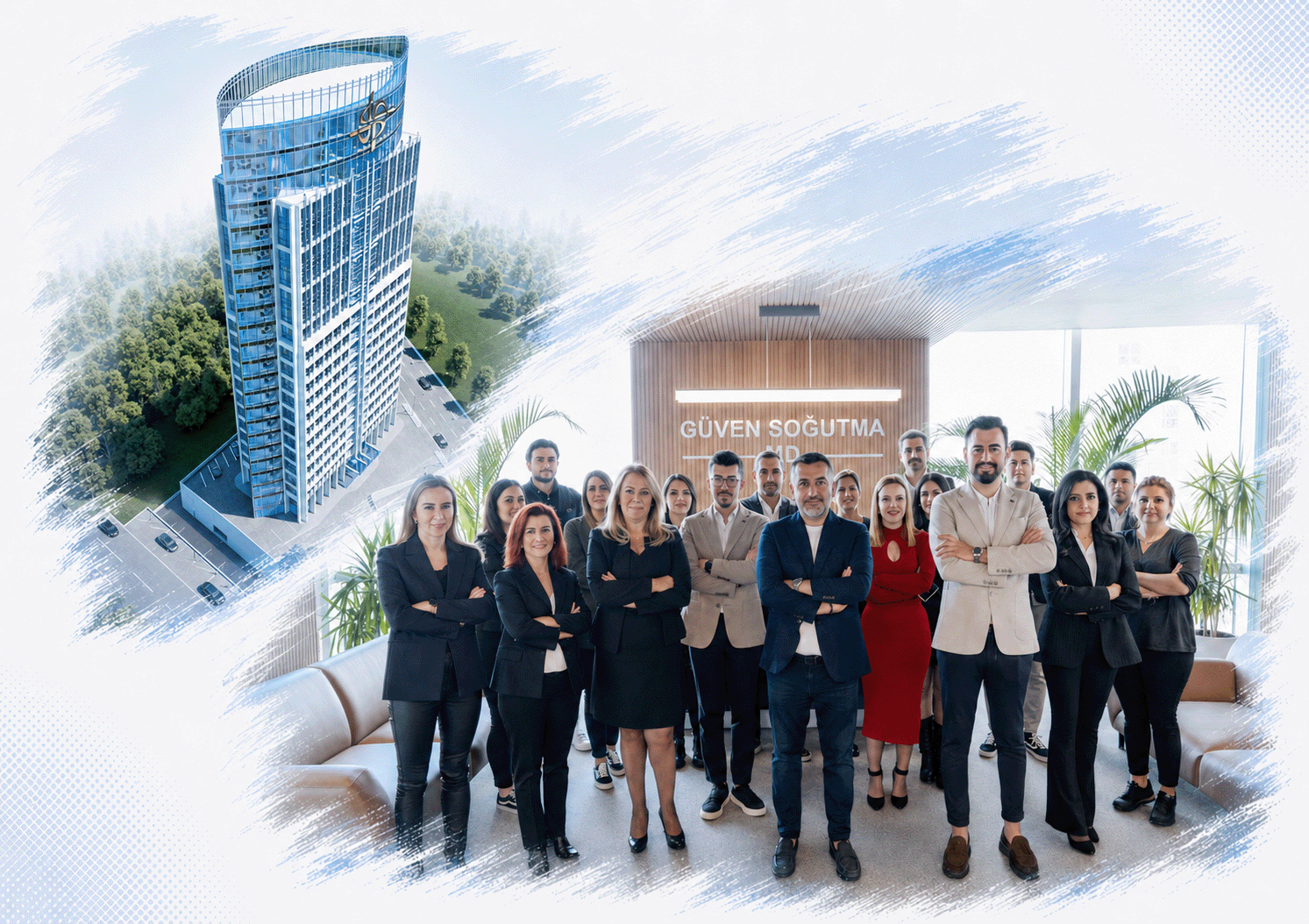 Güven Soğutma İstanbul merkez ofisi ve showroom ekibi