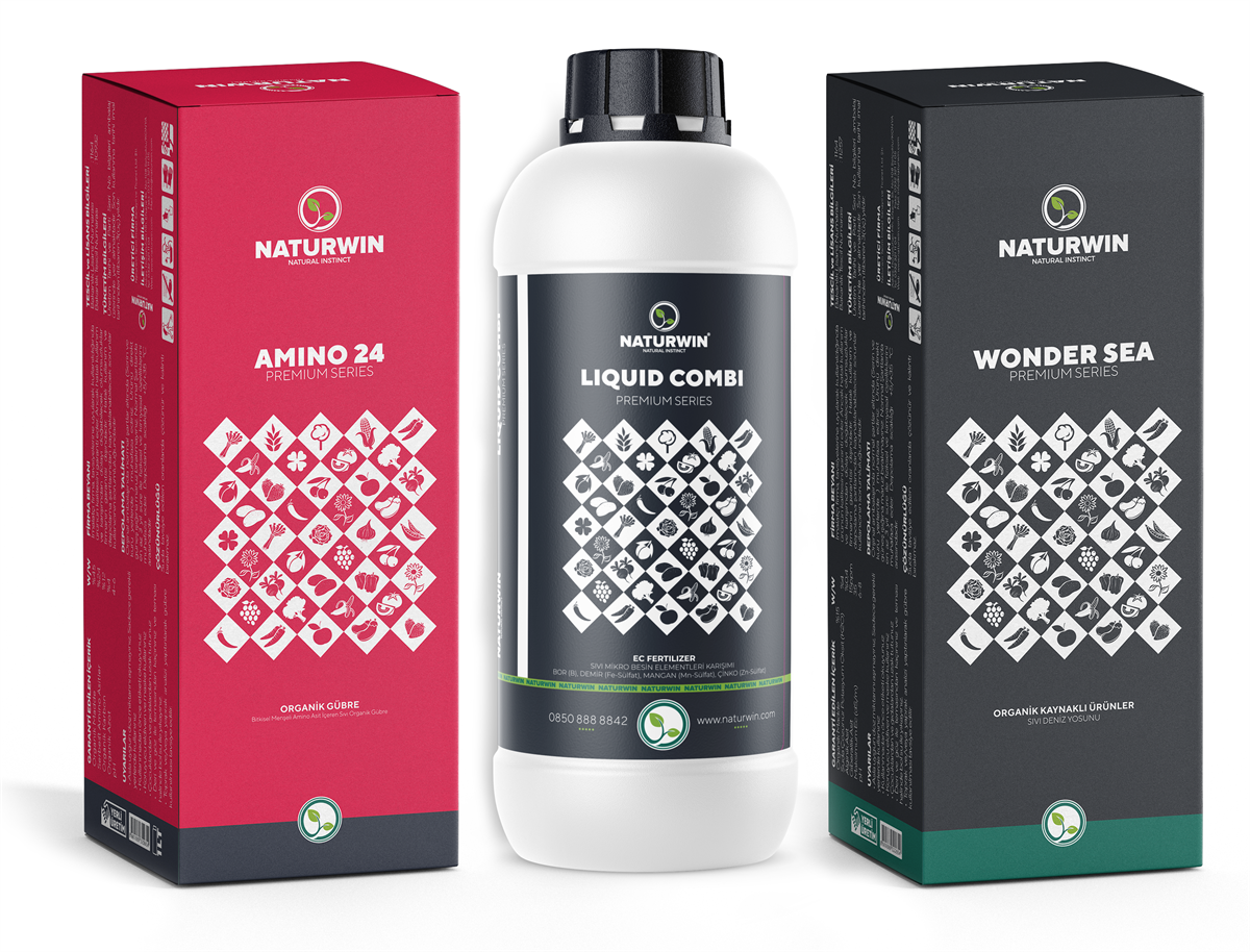 Muhteşem Üçlü Set! Deniz Yosunu Wonder Sea- Sıvı Combi-Amino 24 Üçlüsü