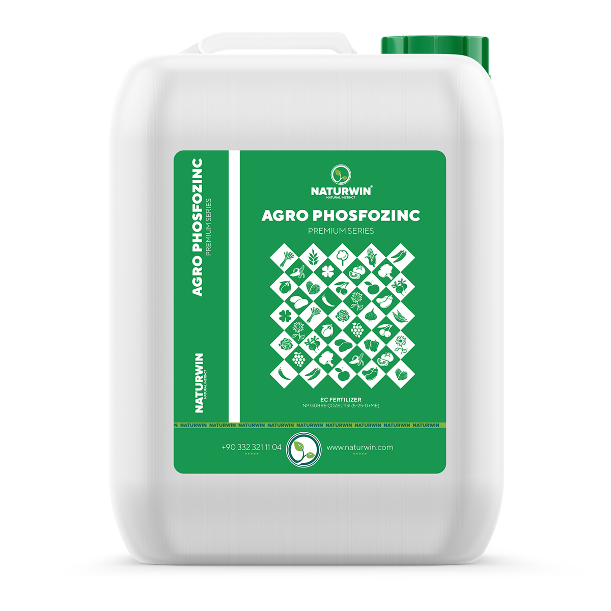 Naturwin Agro Phosfozinc Sıvı Fosfor Çinko Gübre 20 Lt