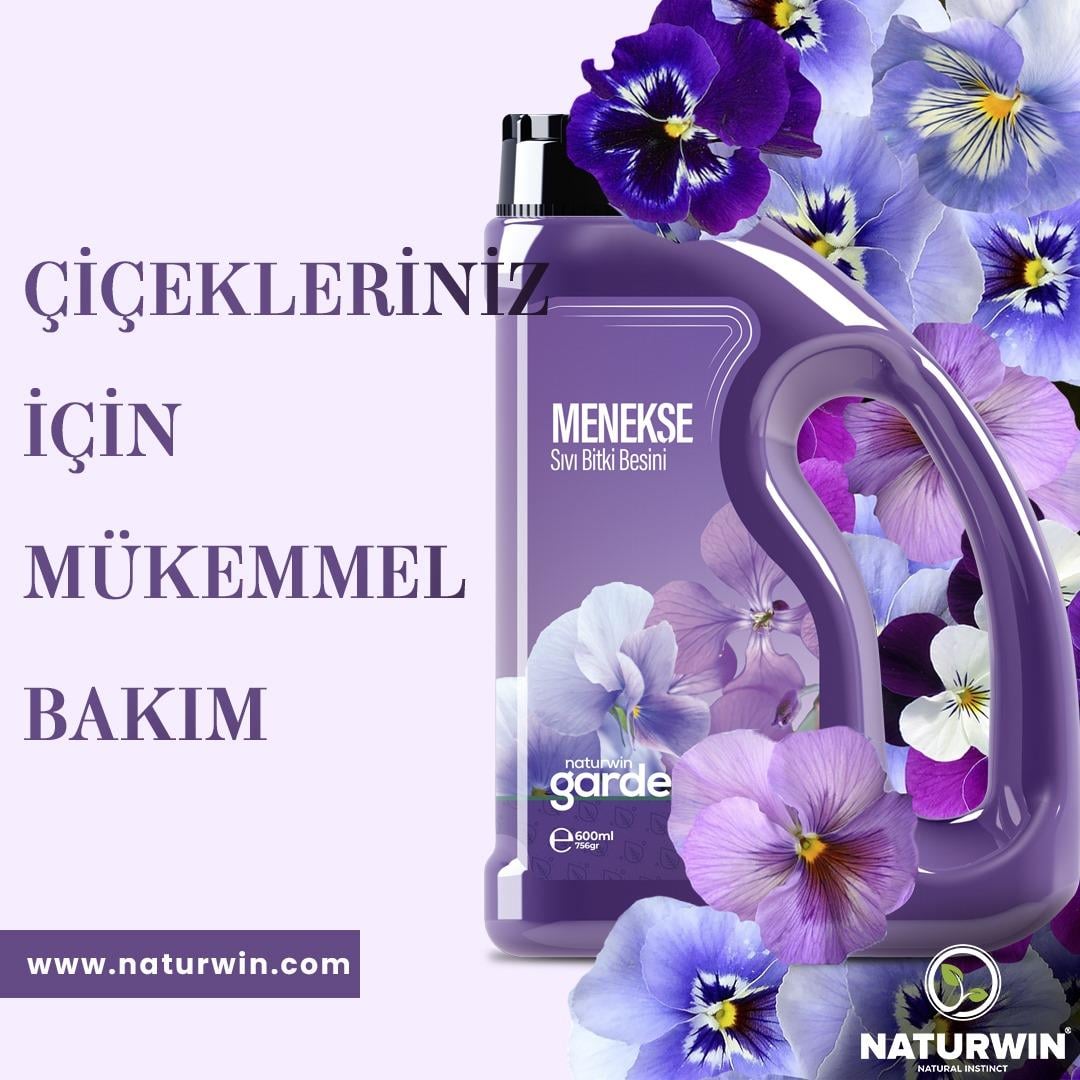 Naturwin Garden Menekşe Sıvı Bitki Besini Gübre 600 mL