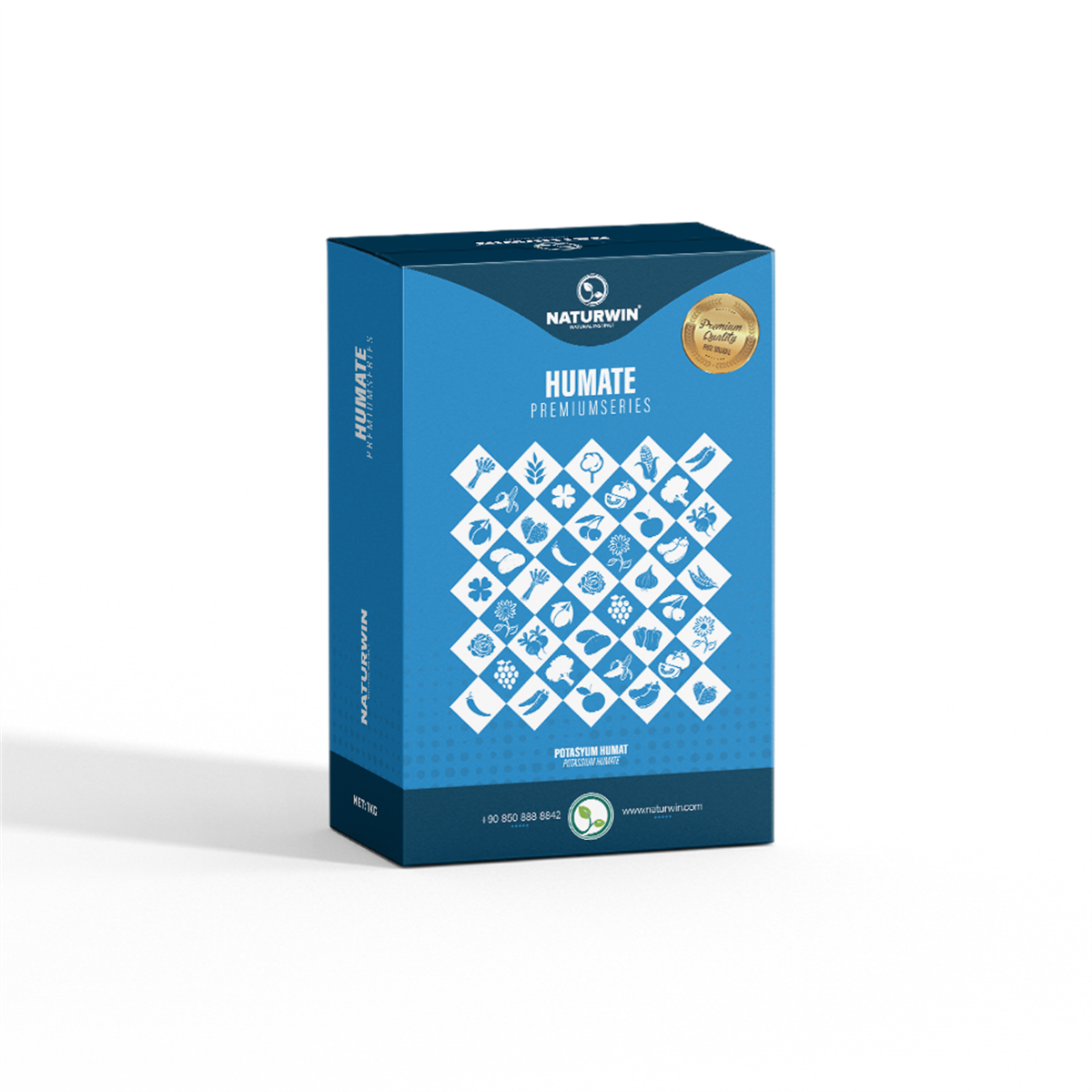 Naturwin Humate İthal Toz Hümik Fülvik Asit Gübre 1 Kg