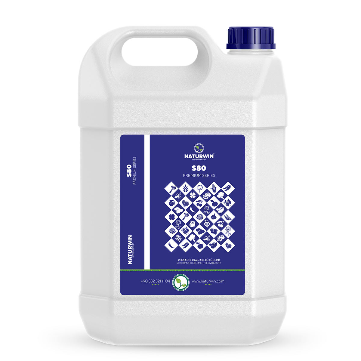 Naturwin S80 Sıvı Kükürt (Ph Düzenleyici-Tuzluluk Giderici-Kireç Kırıcı) 5 Litre