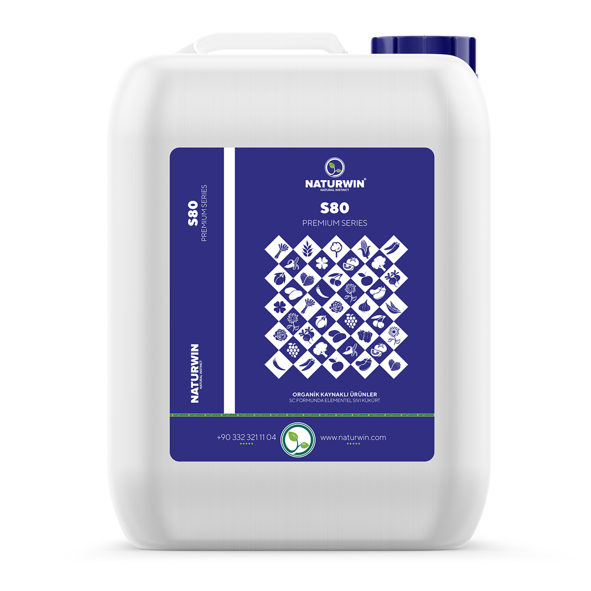 Naturwin S80 Sıvı Kükürt (Toprak Ph Düzenleyici-Tuzluluk Giderici) 20 Litre
