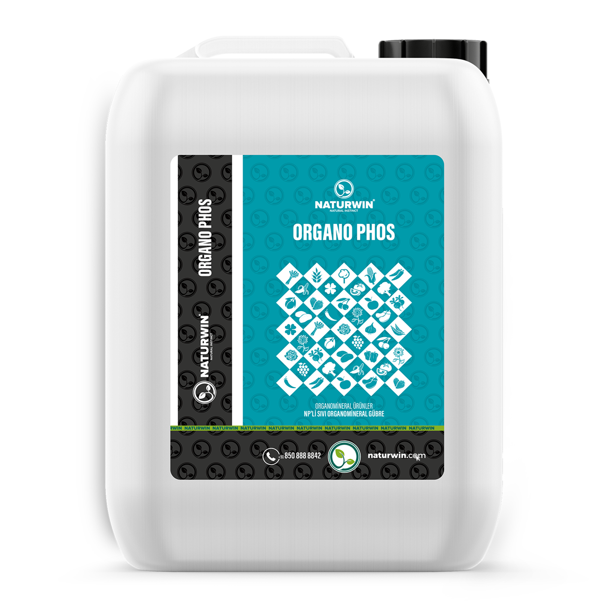 Organo Phos 20 Litre Azot Fosfor Sıvı Organomineral Gübre