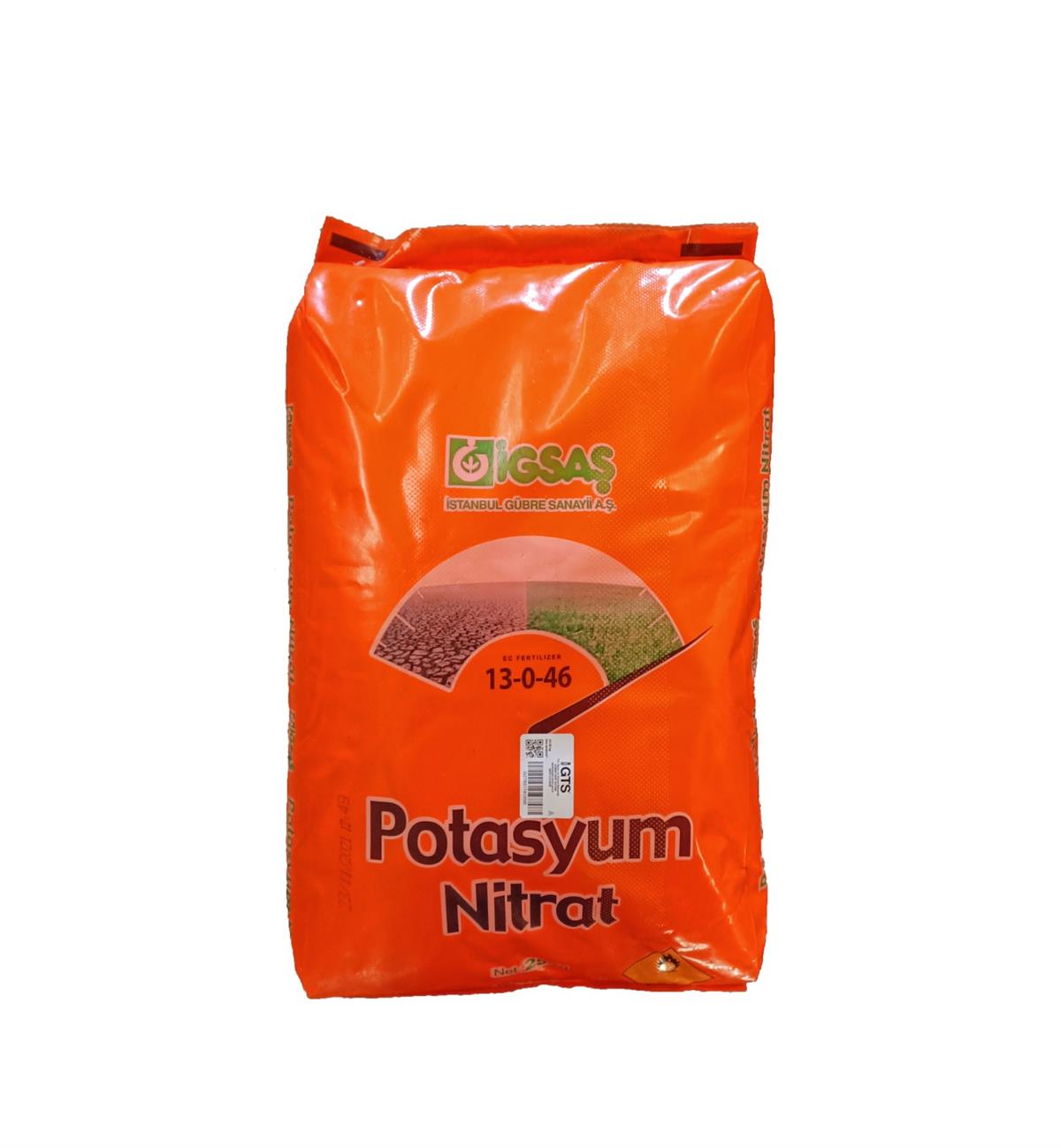 Potasyum Nitrat Suda Çözünür Damlama Gübresi 25 Kg