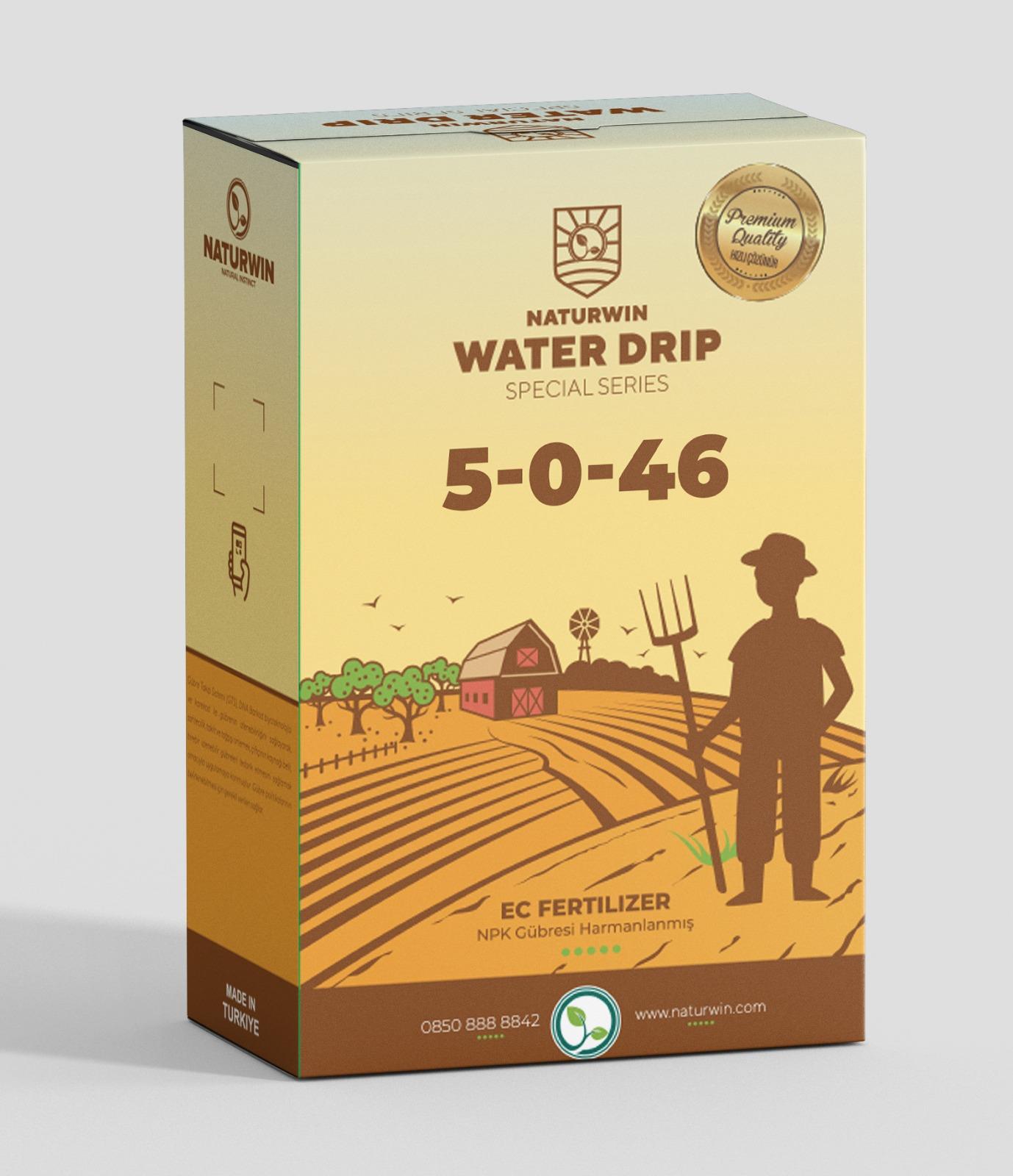 Damlama Gübresi Naturwin Water Drip 5-0-46 Npk Gübre 1 Kg