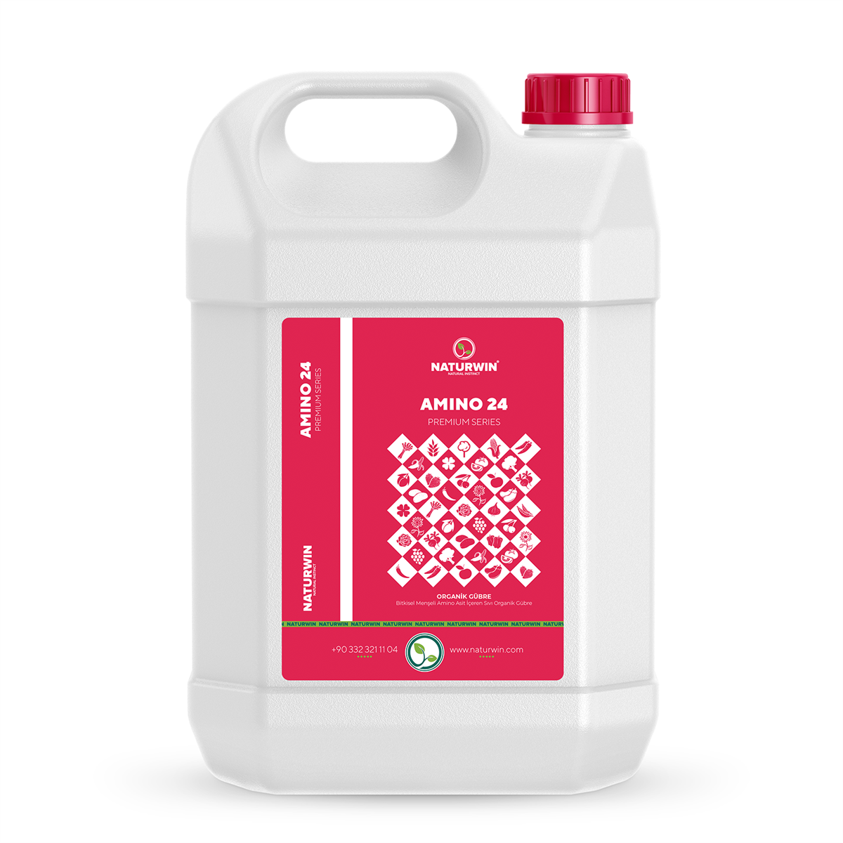 Naturwin Amino 24 (Sıvı Aminoasit) Bitki Besini Organik Gübre 5 Lt