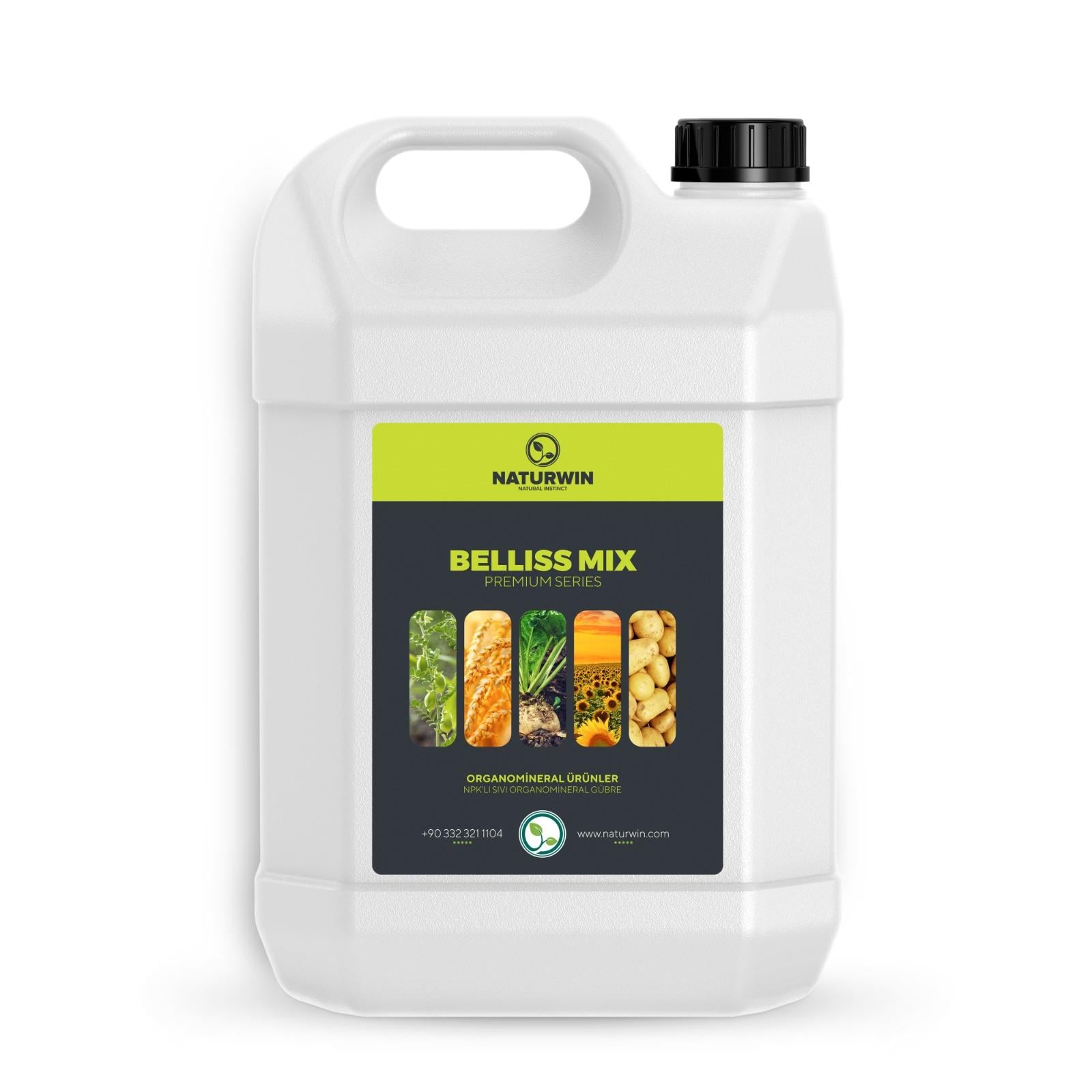 Naturwin Belliss Mix NPKlı Sıvı Organomineral Gübre 5 Litre