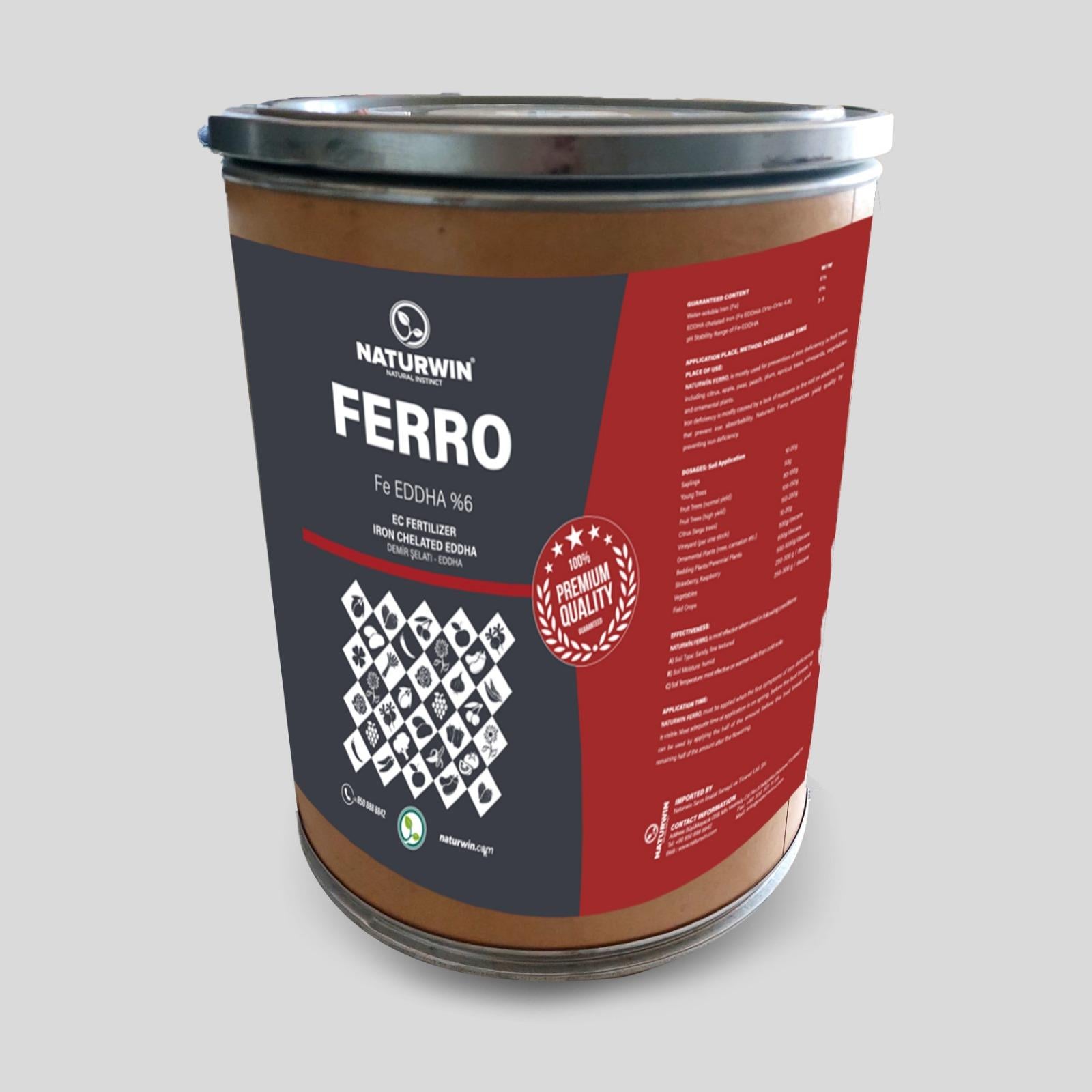 NATURWİN FERRO %6 Demir Toz Gübre 25 Kg
