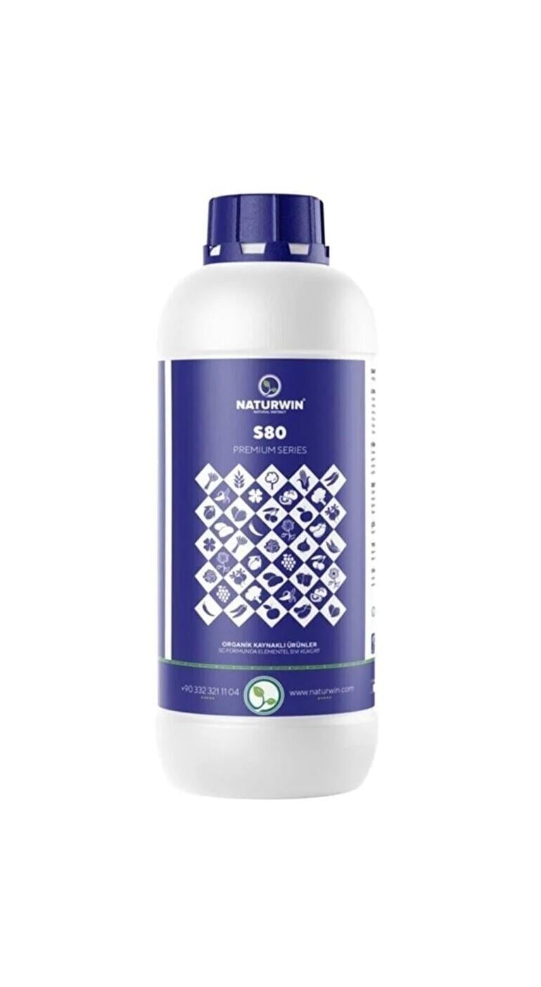 Naturwin S80 Sıvı Kükürt (Ph Düzenleyici-Tuzluluk Giderici-Kireç Kırıcı) 1 Litre
