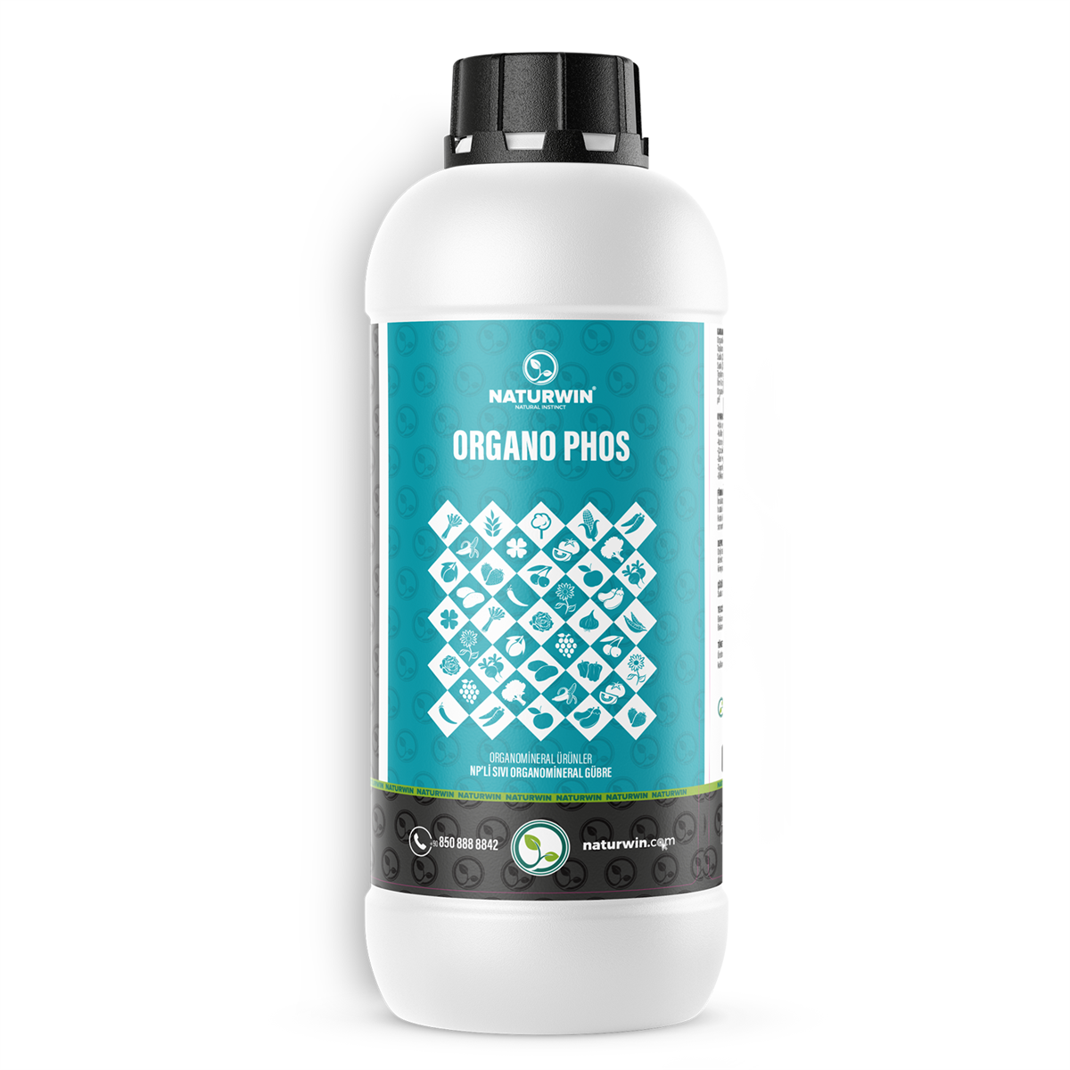 Organo Phos 1 Litre Azot Fosfor Sıvı Organomineral Gübre