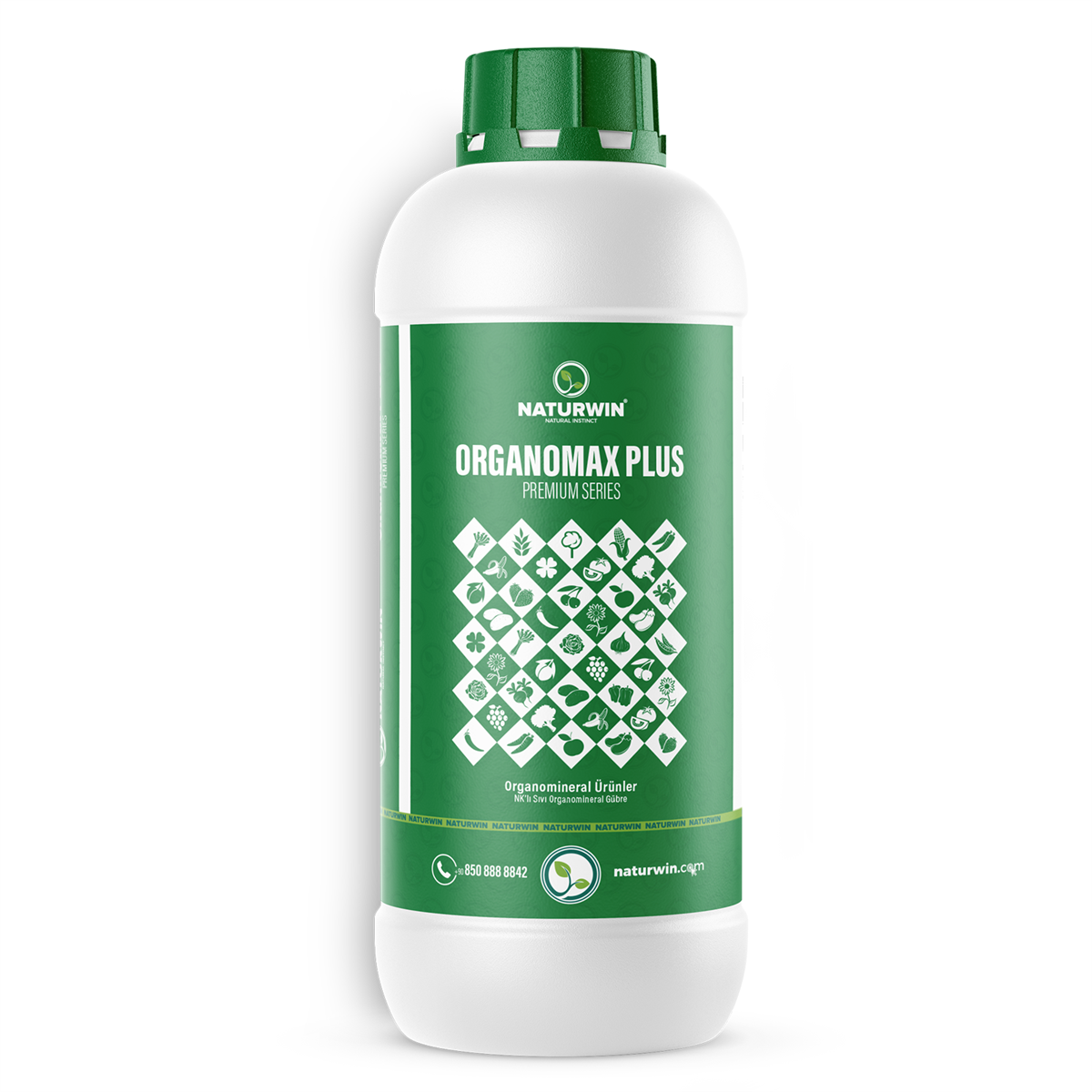 Organomax Plus 1 Litre Azot Potasyum Sıvı Organomineral Gübre