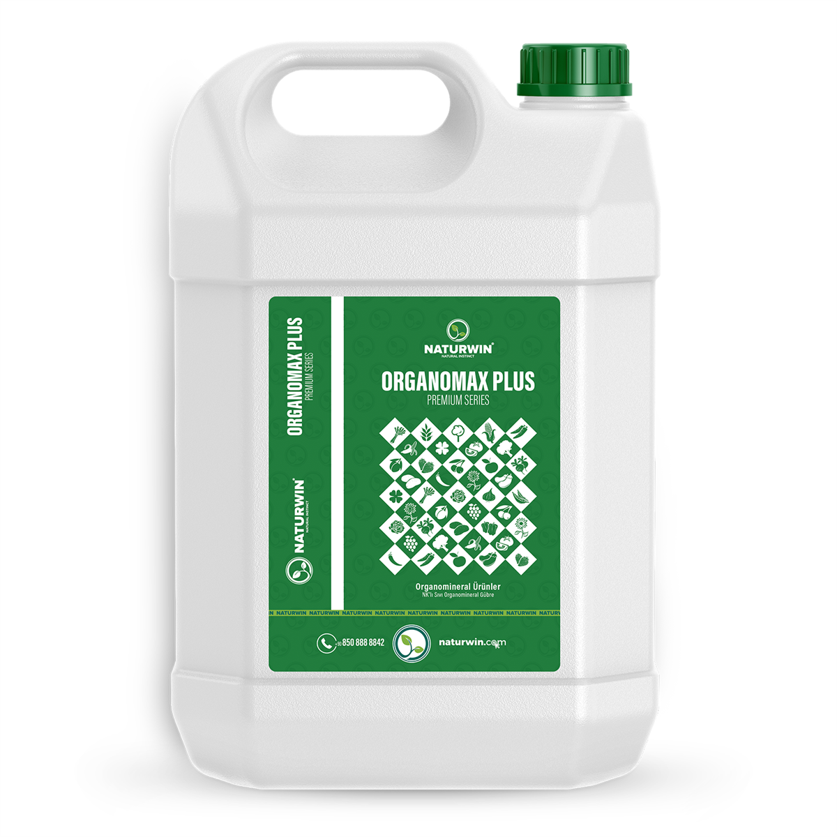 Organomax Plus 5 Litre Azot Potasyum Sıvı Organomineral Gübre