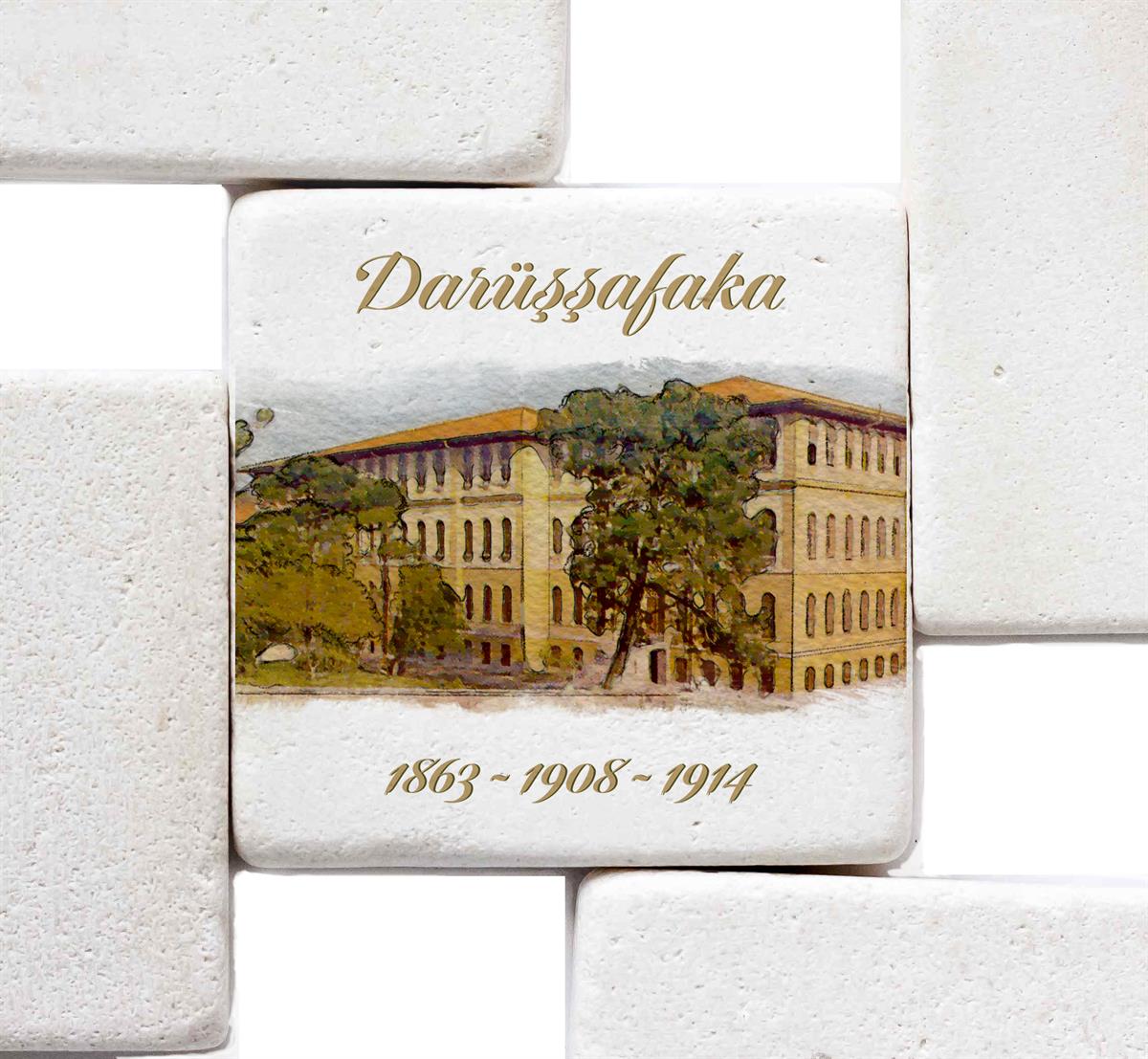 DŞ Taş Bardak Altlığı Nostaljik Bina Tarihli