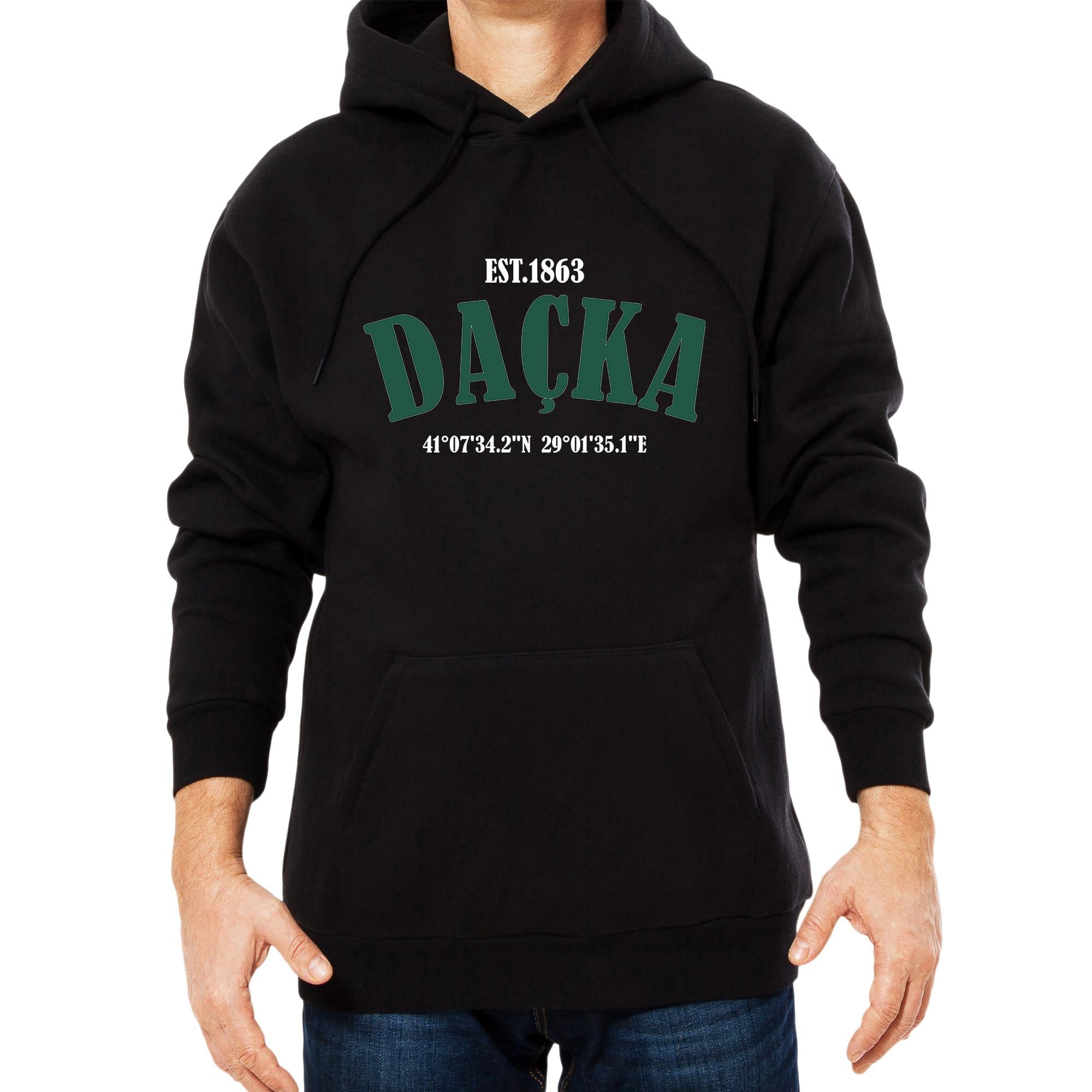 Kapüşonlu Hoodie Siyah - Darüşşafaka Lisesi Konum