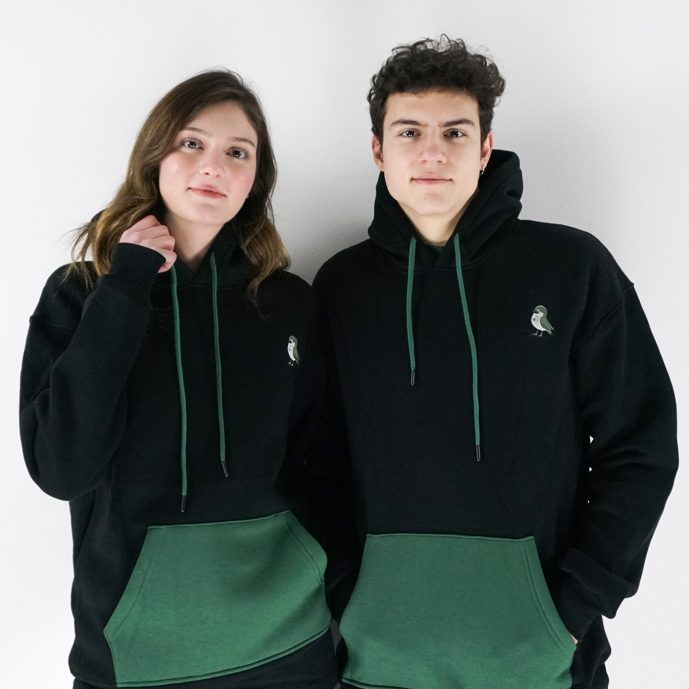 Yuvada Duran Kırlangıç Unisex Hoodie Siyah