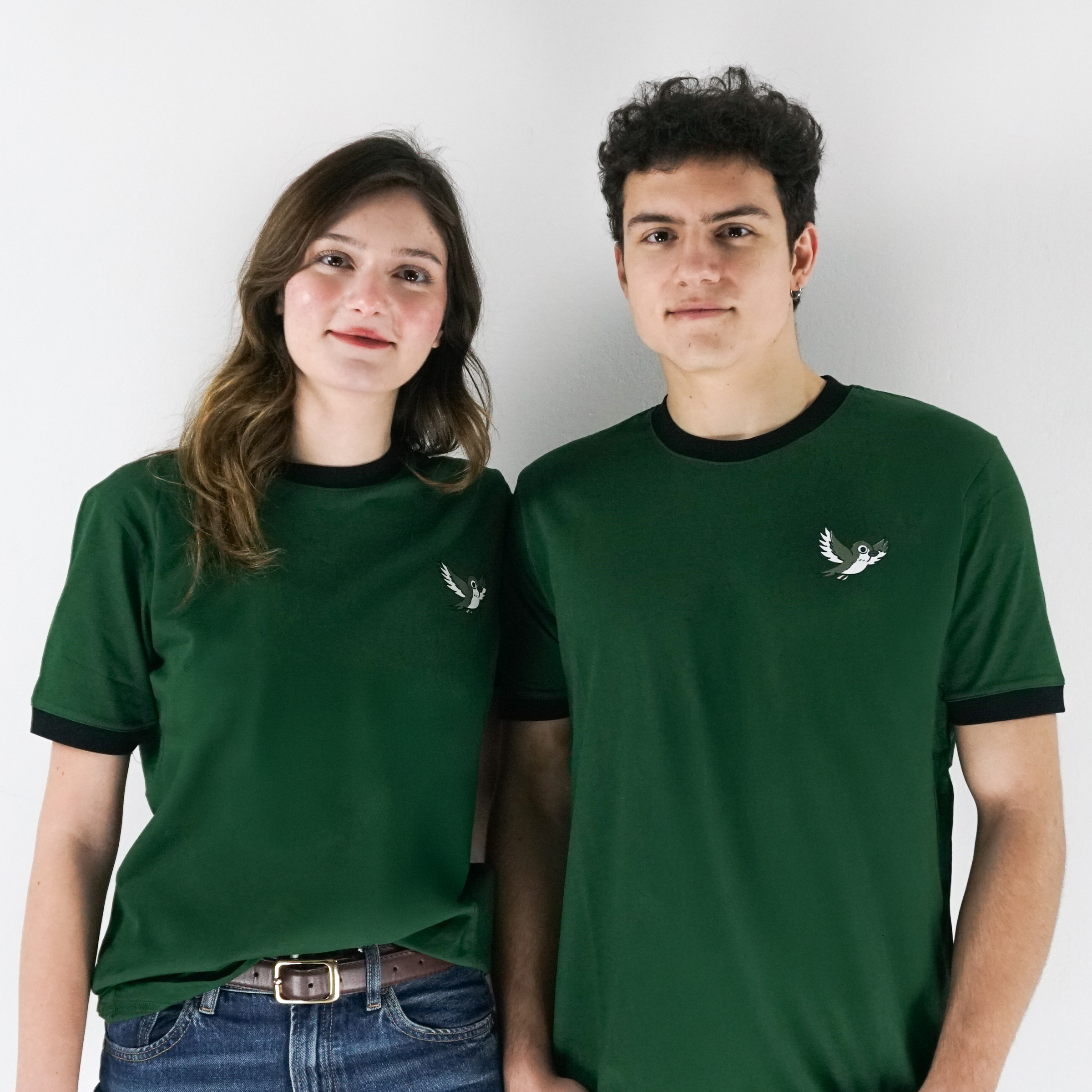 Yuvaya Doğru Kırlangıç Unisex Tişört Yeşil