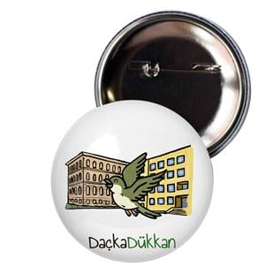 Kırlangıç İğneli Çanta Rozeti Darüşşafaka Lisesi