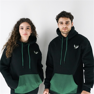Yuvaya Doğru Kırlangıç Hoodie Siyah