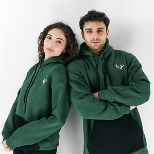 Yuvaya Doğru Kırlangıç Unisex Hoodie Yeşil