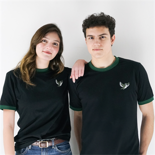 Yuvaya Doğru Kırlangıç Unisex Tişört Siyah