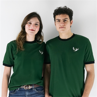 Yuvaya Doğru Kırlangıç Unisex Tişört Yeşil