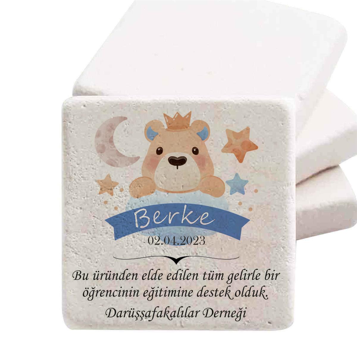 Bebek Şekeri Magnet Kişiye Özel Doğal Taş Magnet Sevimli Hayvanlar Köpek