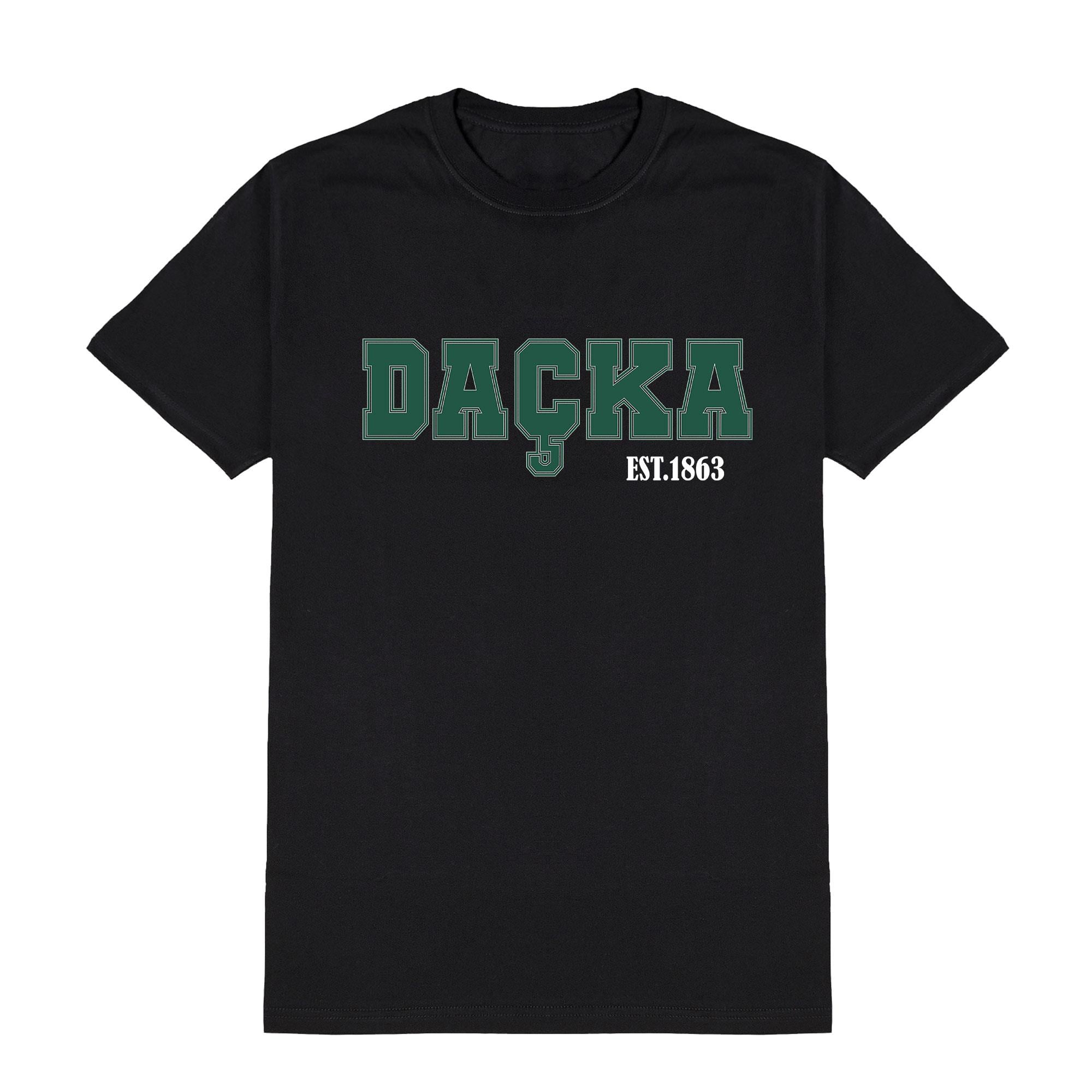 Darüşşafaka Bisiklet Yaka Siyah Tişört Daçka1863