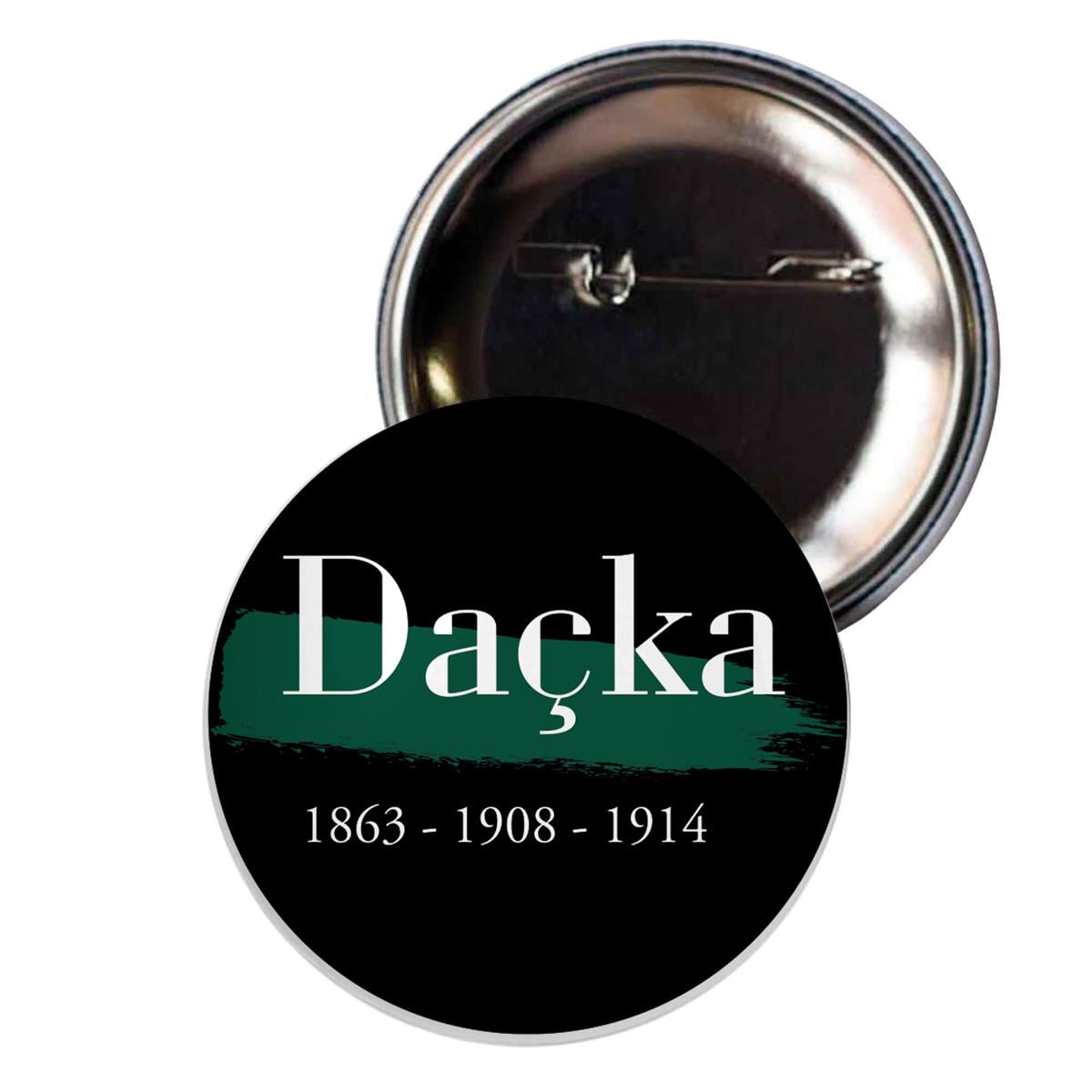 Darüşşafaka Üç Tarih Baskılı İğneli Çanta Rozeti