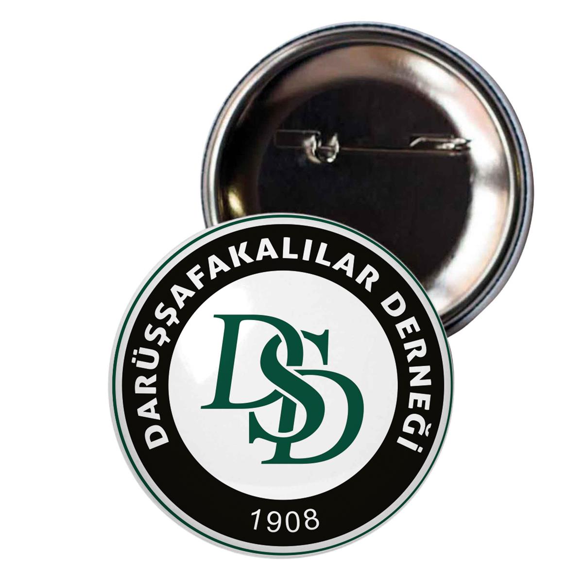 Darüşşafakalılar Derneği Logo Baskılı İğneli Çanta Rozeti