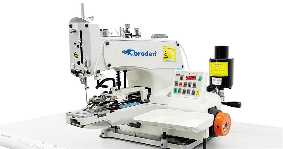 BD-1377 Direct Drive Çift Kurveli Düğme Makinası