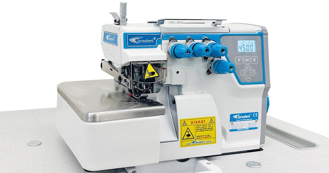 BRODERİ  BD-747D-4 4 İplik Direct Drive Overlok Makinası