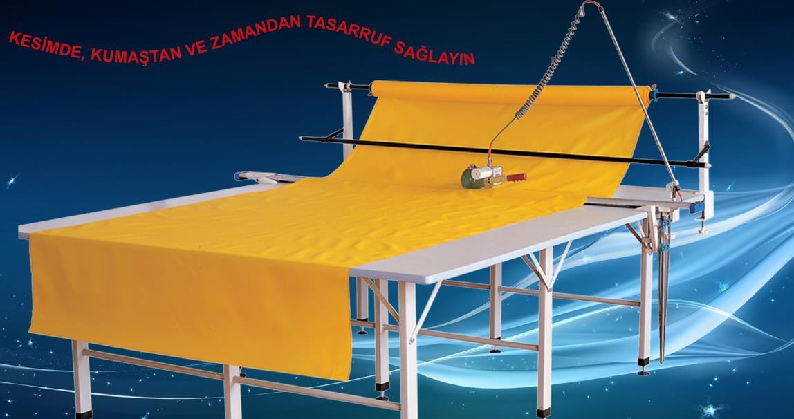 Broderi DYDB-1 (260 cm) Mekanik Pastal Başı Kesme Makinası