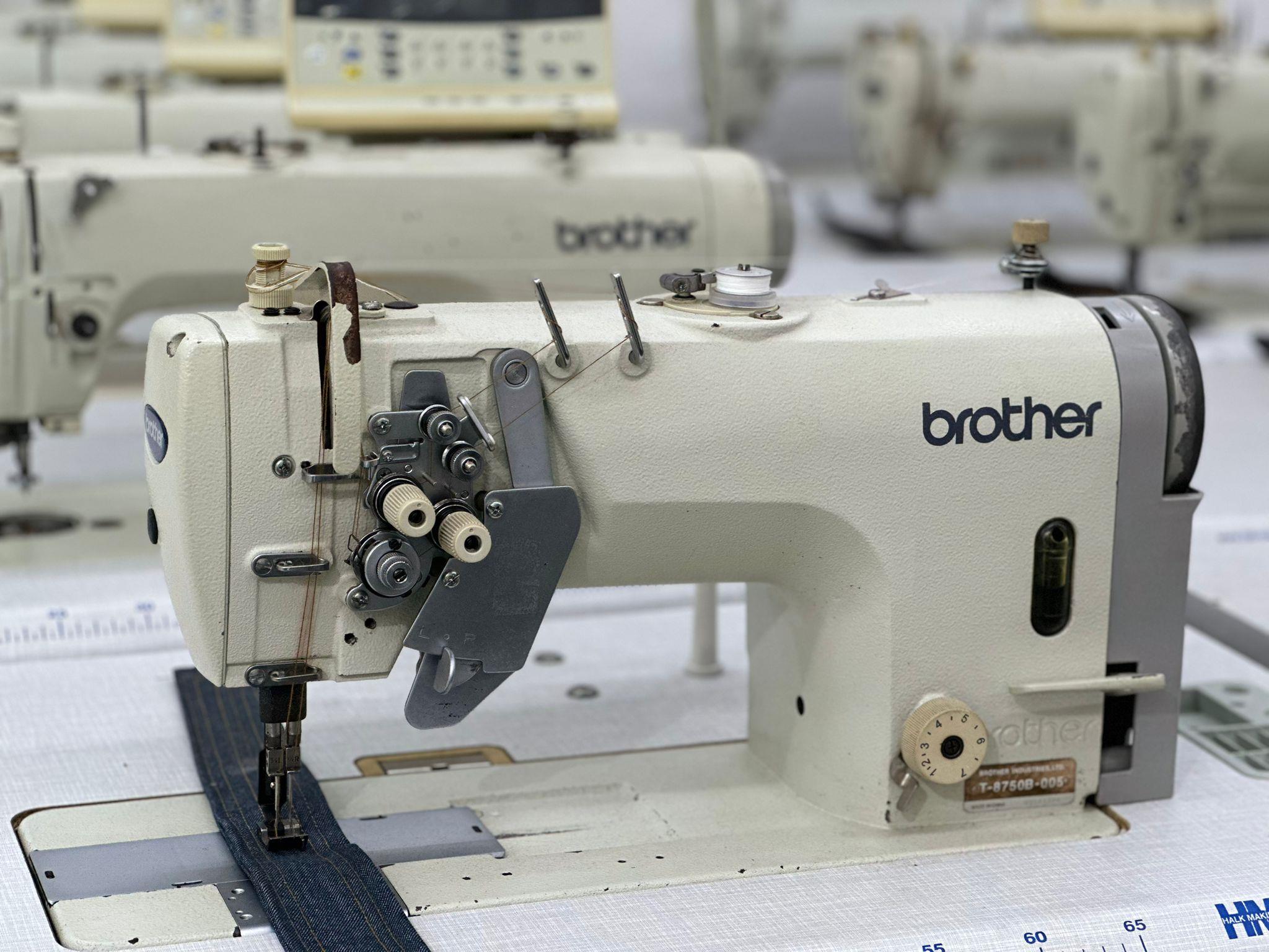 BROTHER İkinci el İptalli Büyük Mekik Çiftiğne Dikiş Makinası