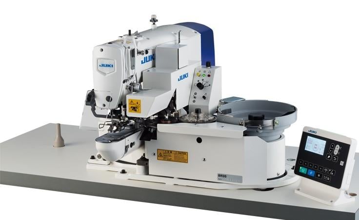 JUKİ Direct Drive, Elektronik Kilit Dikiş, Kovalı Düğme Dikme Makinası