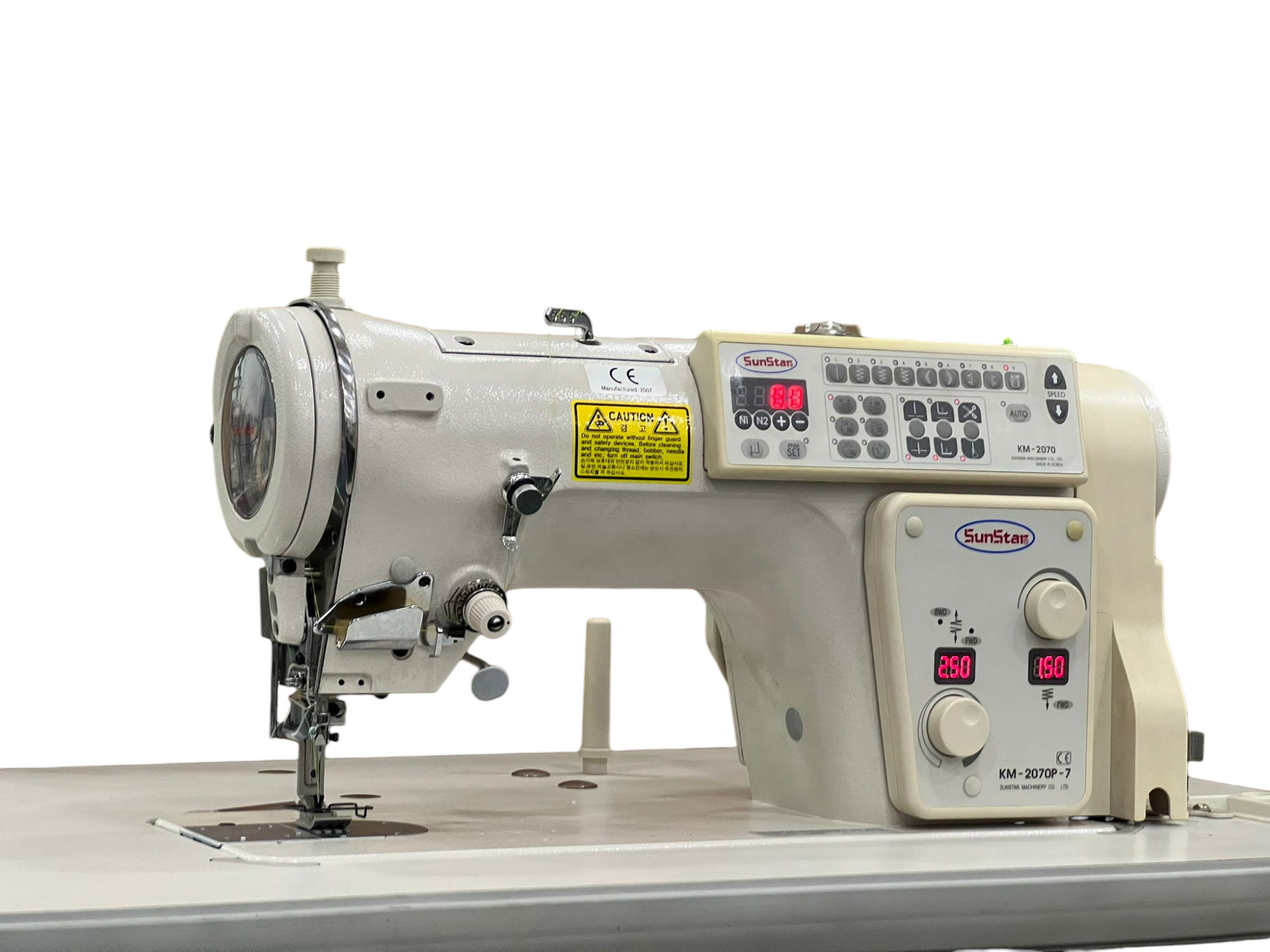 SUNSTAR KM-2070P-7 Elektronik Programlanabilir Step Motorlu PİKO Zikzak Makinası
