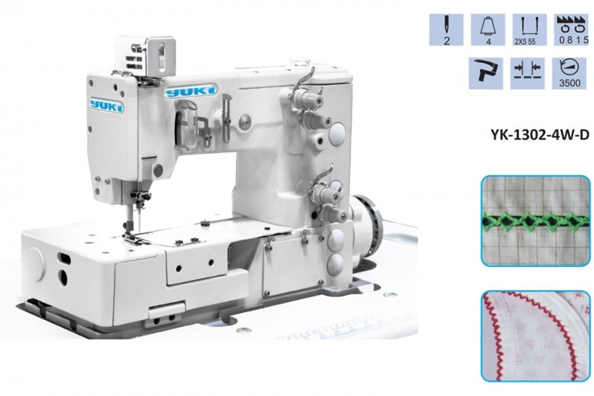 YUKİ YK-1302-4W-D Kroşeta Dikiş Makinesi