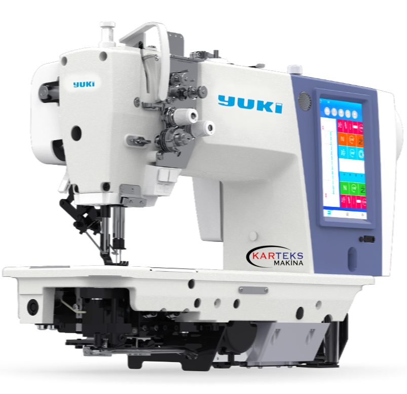YUKİ YK-275II Büyük Mekik İptalli Tam Otomatik Çiftiğne makinası