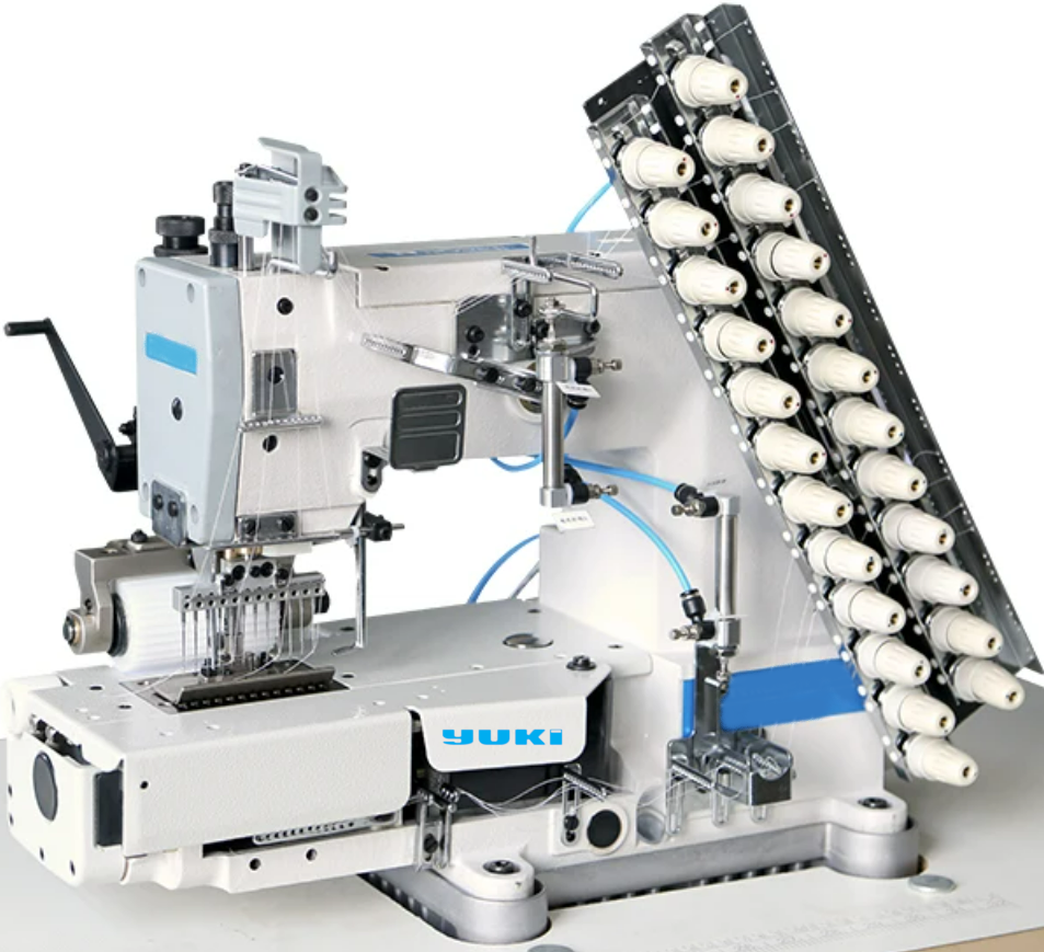 YUKİ YK-4400-12064P/UT 12 İğne Zincir Dikiş Makinesi Burunlu (6.4mm) İplik Kesicili