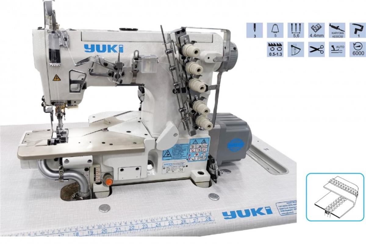 YUKİ YK-AR600D-35ZD-7 Regulalı Reçme Makinesi İplik Kesicili Havalı