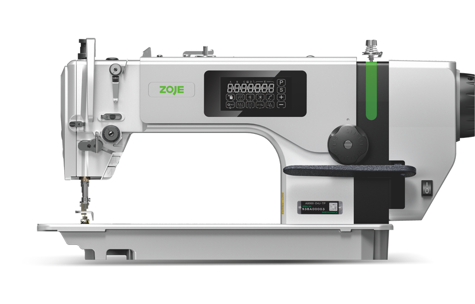 ZOJE GREEN SERİ RENKLİ LCD EKRAN KADEMELİ AYAK İNMELİ D.DRIVE DÜZ MAKİNE KOMPAKT SİSTEM İPLİK TUTUCULU