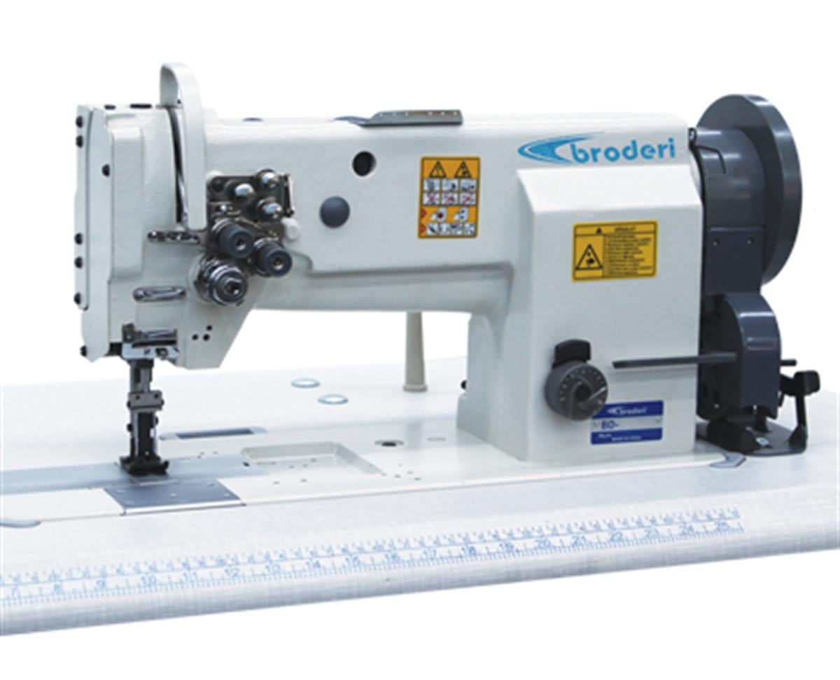 BD-20608-2 Çift İğne Çift Pabuç İğne Ve Ayak Transportlu Deri Makinası