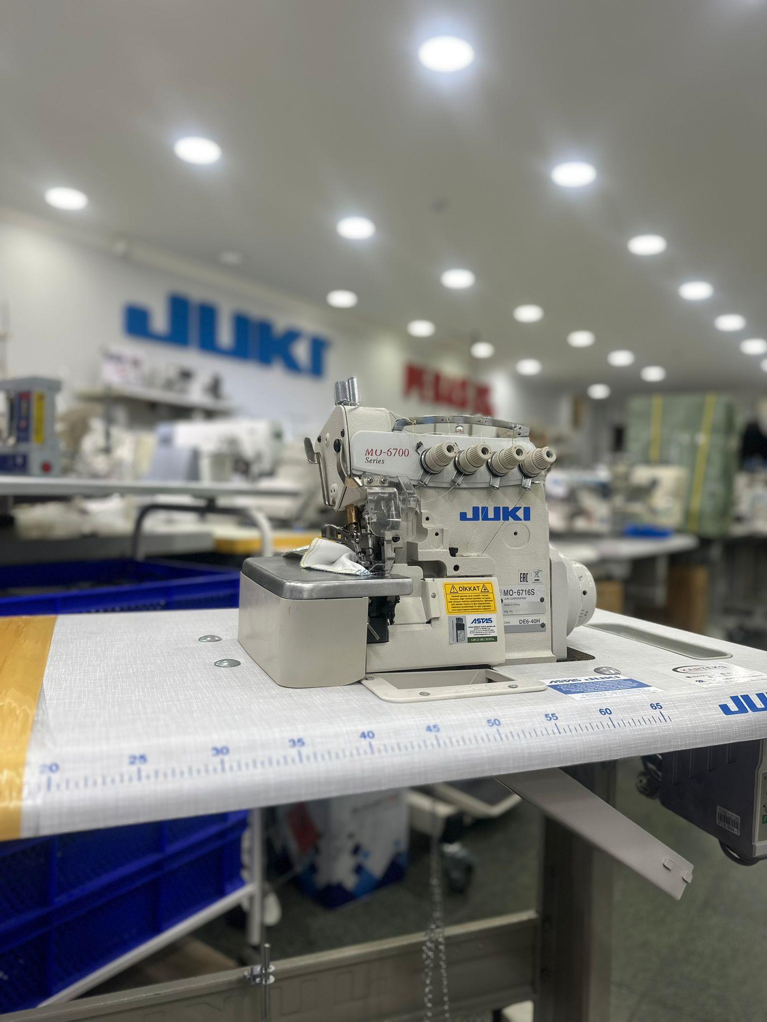 2.EL JUKİ MO-6714S KAFADAN MOTORLU OVERLOK MAKİNASI