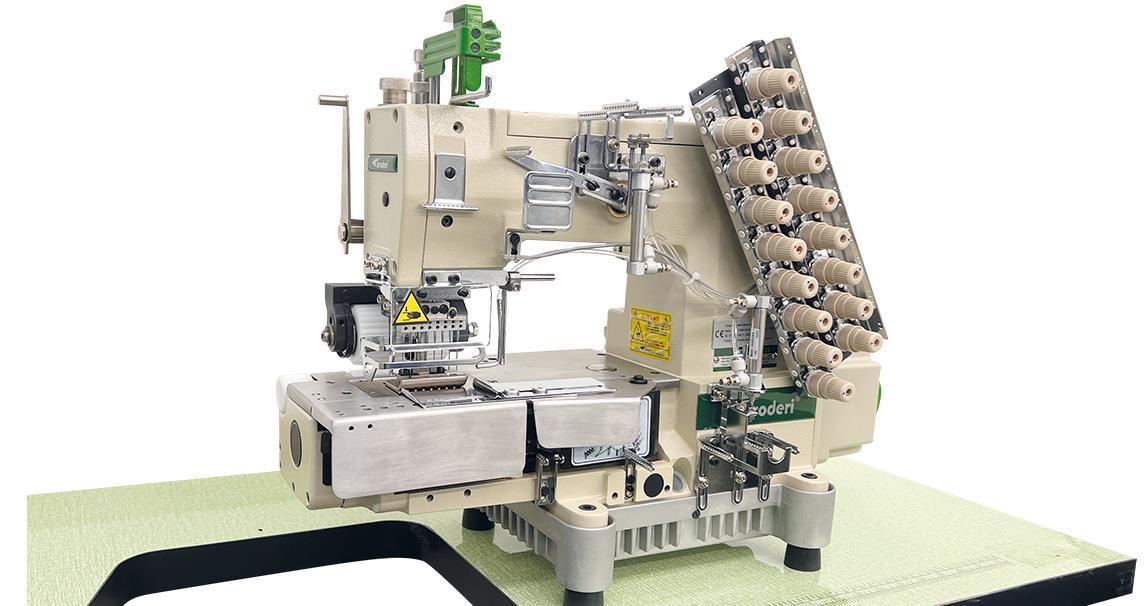 Broderi BD-008-04085P-AWT-DS/W 4 İğne Otomatik Lastik Kemer Makinası