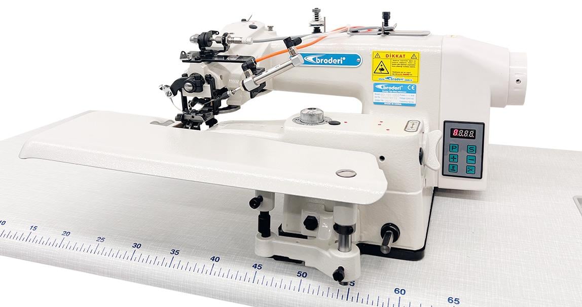 BRODERİ BD-101-QD3 İplik Kesicili Etek Baskı Makinası (İntervalli)