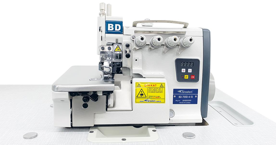 BRODERİ  BD-700D-4-13 Direct Drive Overlok Makinaları