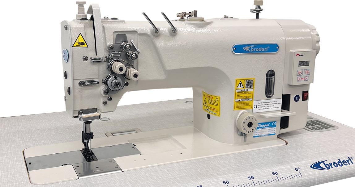 BRODERİ BD-8720 Büyük Mekik İptalsiz Çift İğne