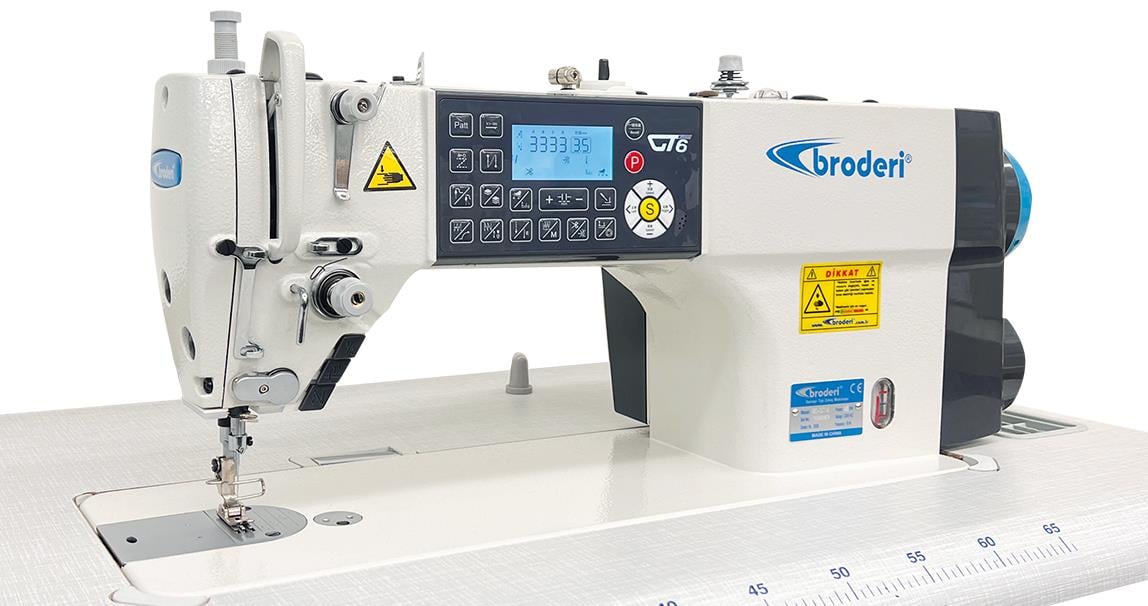 BRODERİ BD-GT6 Otomatik Düz Dikiş (30 cm çalışma alanı, Kapalı Kartel Çift Step Motor)